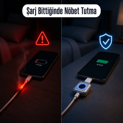 Voltart PowerGuard — Otomatik Şarj Kesme Cihazı (Type-C)